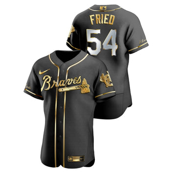 Max Fried Atlanta Braves black jersey