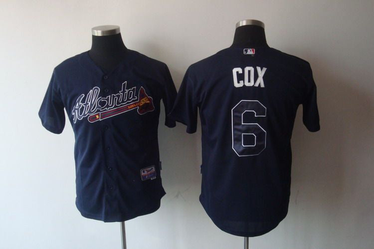 Bobby Cox Atlanta Braves blue jersey