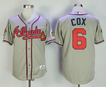 Bobby Cox Atlanta Braves gray Throwback jersey
