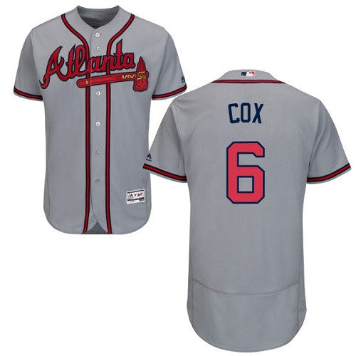 Bobby Cox Atlanta Braves gray jersey