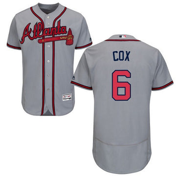 Bobby Cox Atlanta Braves gray jersey