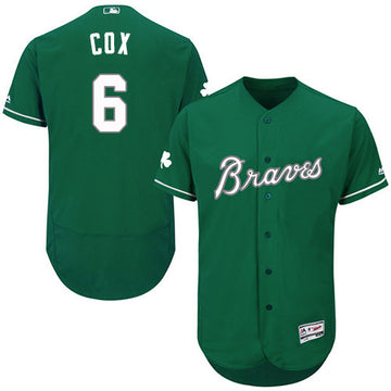 Bobby Cox Atlanta Braves green jersey
