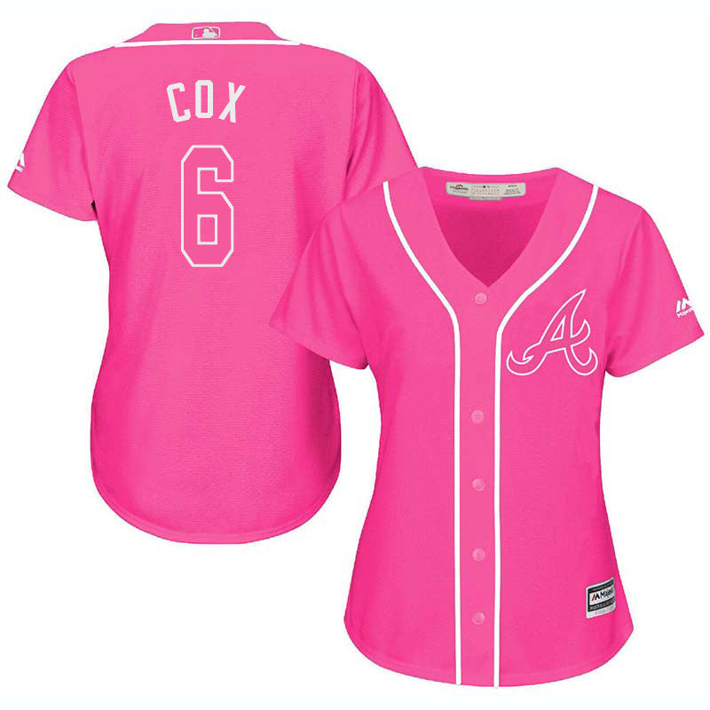 Bobby Cox Atlanta Braves pink jersey