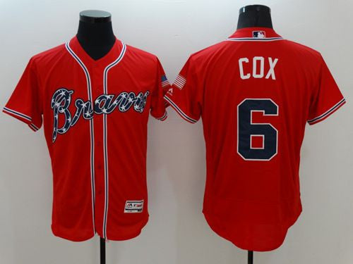 Bobby Cox Atlanta Braves red Authentic jersey