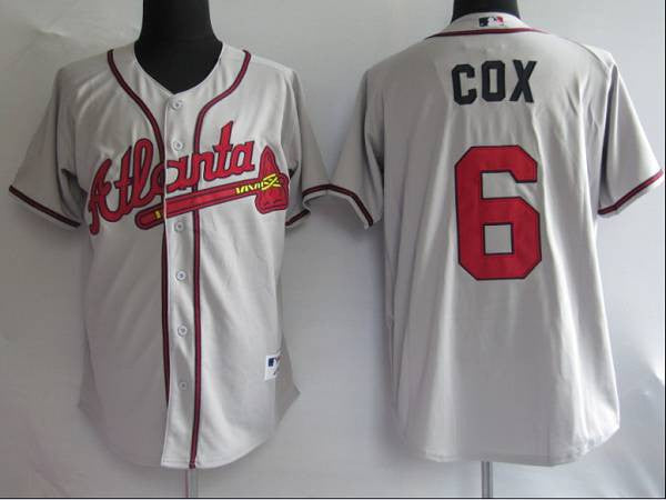Bobby Cox Atlanta Braves grey jersey