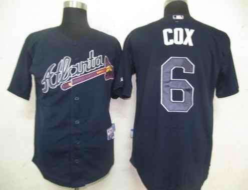 Cox Atlanta Braves blue jersey
