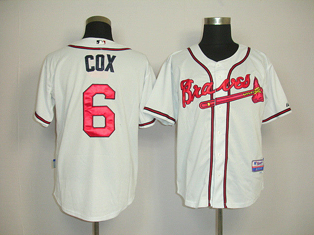 Cox Atlanta Braves cream jersey