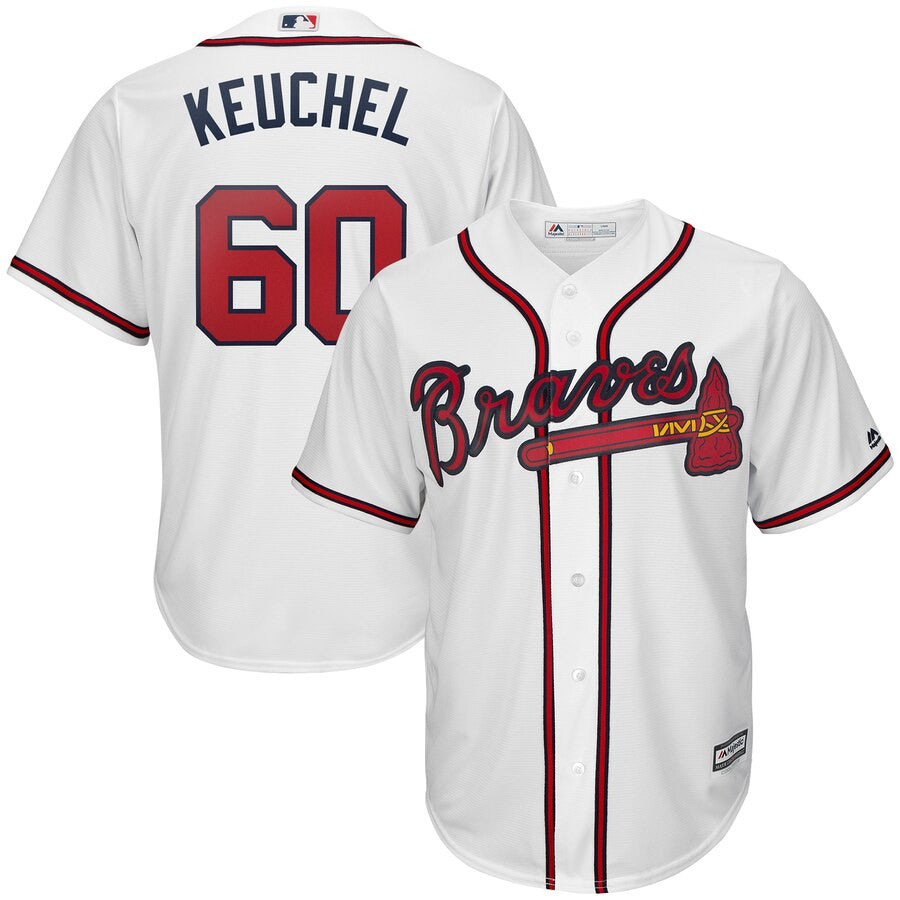 Dallas Keuchel Atlanta Braves white jersey