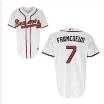 Jeff Francoeur Atlanta Braves white jersey