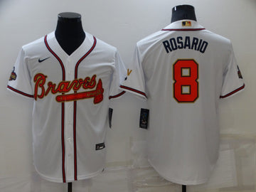 Eddie Rosario Atlanta Braves white jersey