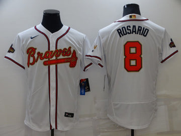 Eddie Rosario Atlanta Braves white jersey