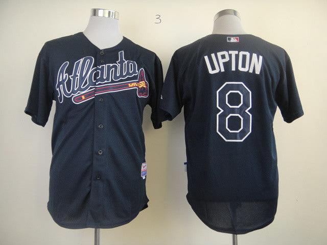 Upton Atlanta Braves blue jersey