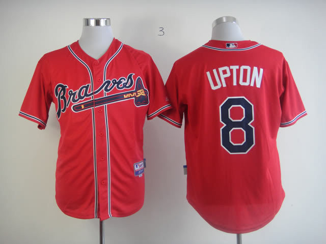 Upton Atlanta Braves red jersey