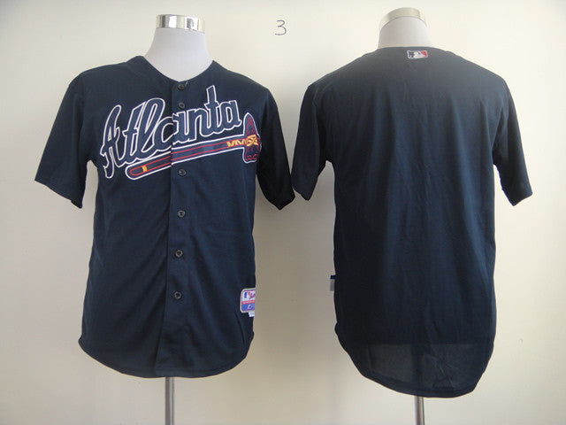 Custom Atlanta Braves blue jersey