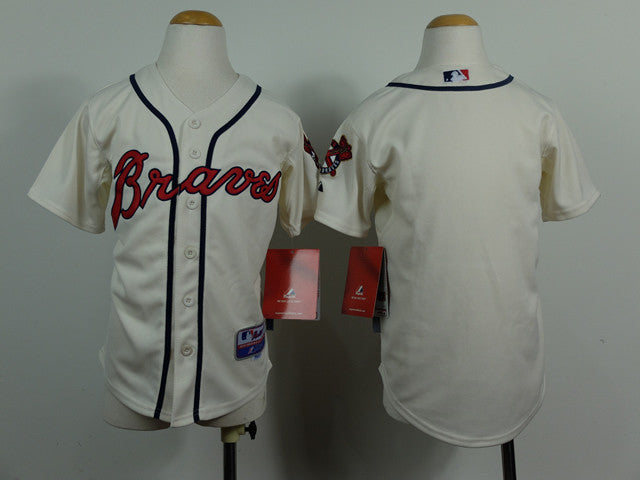 Custom Atlanta Braves cream jersey