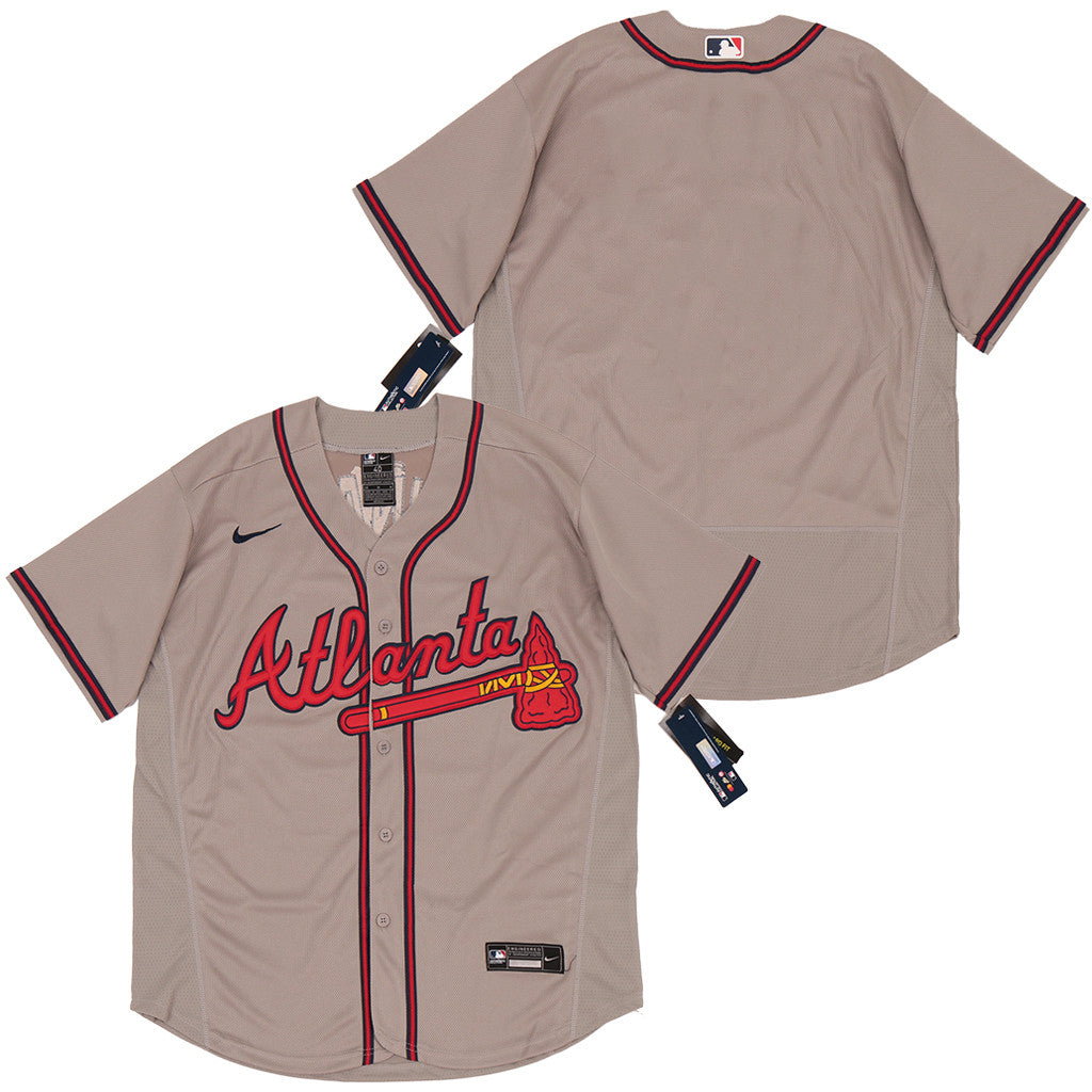 Custom Atlanta Braves gray jersey
