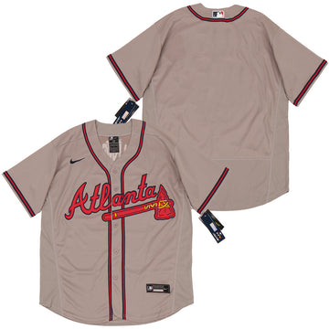 Custom Atlanta Braves gray jersey