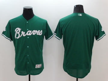 Custom Atlanta Braves green jersey