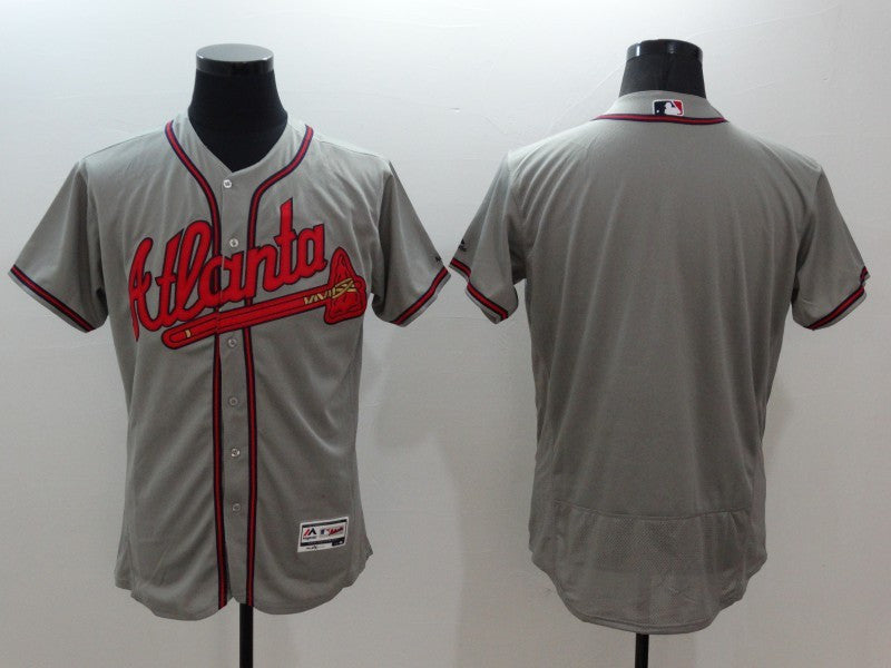 Custom Atlanta Braves grey jersey