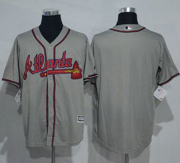 Custom Atlanta Braves grey jersey