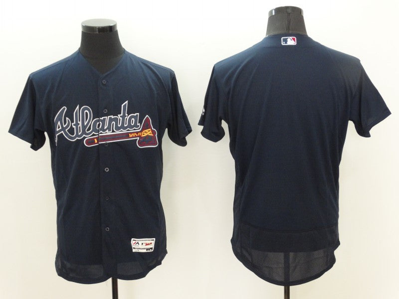 Custom Atlanta Braves navy jersey