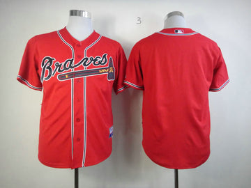 Custom Atlanta Braves red jersey