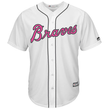 Custom Atlanta Braves white jersey