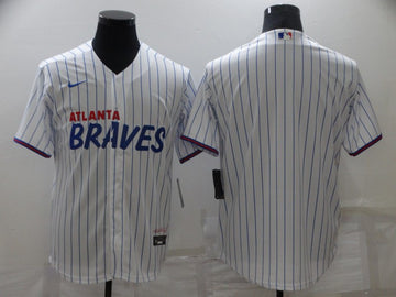 Custom Atlanta Braves white City Connect jersey