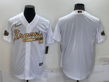 Custom Atlanta Braves white All-Star jersey