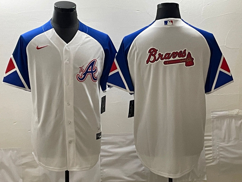 Custom Atlanta Braves white City Connect jersey