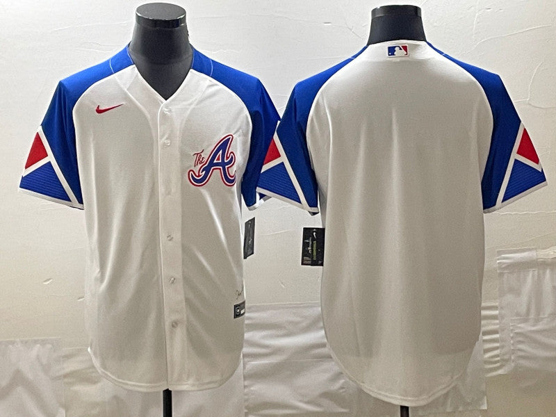 Custom Atlanta Braves white City Connect jersey