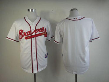 Custom Atlanta Braves white jersey