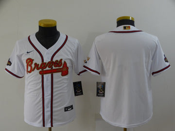 Custom Atlanta Braves white jersey