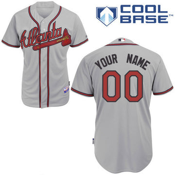 Atlanta Braves grey jersey