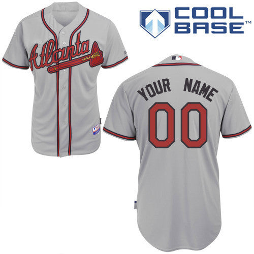 Atlanta Braves grey jersey