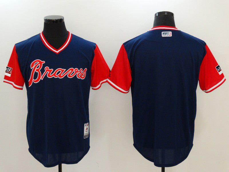 Atlanta Braves navy Authentic jersey