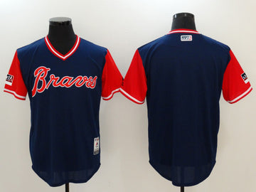 Atlanta Braves navy Authentic jersey