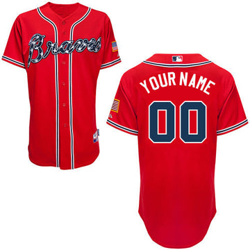 Atlanta Braves red jersey