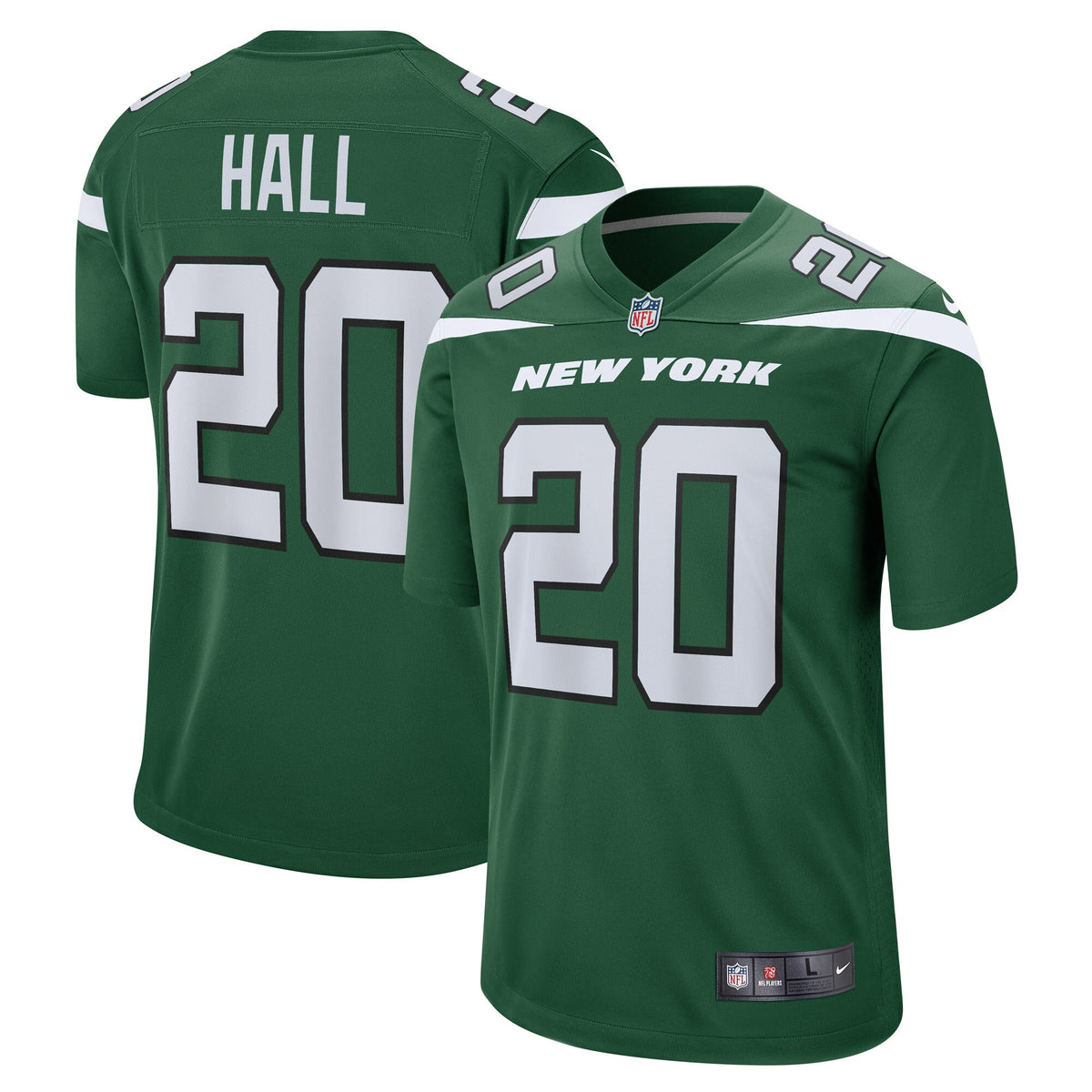 Breece Hall New York Jets green jersey
