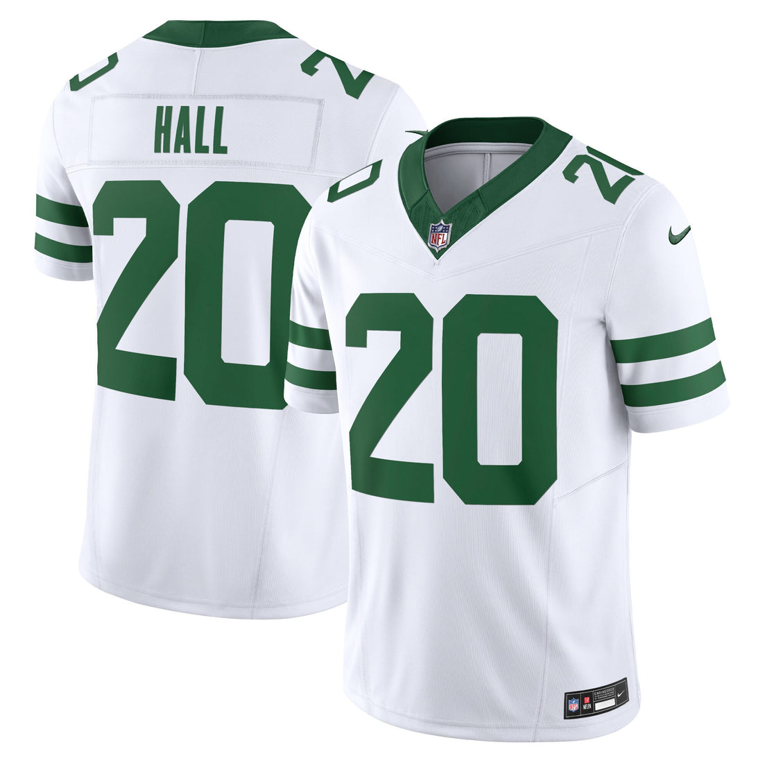 Breece Hall New York Jets white Vapor jersey