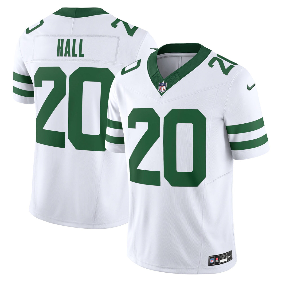 Breece Hall New York Jets white Vapor jersey