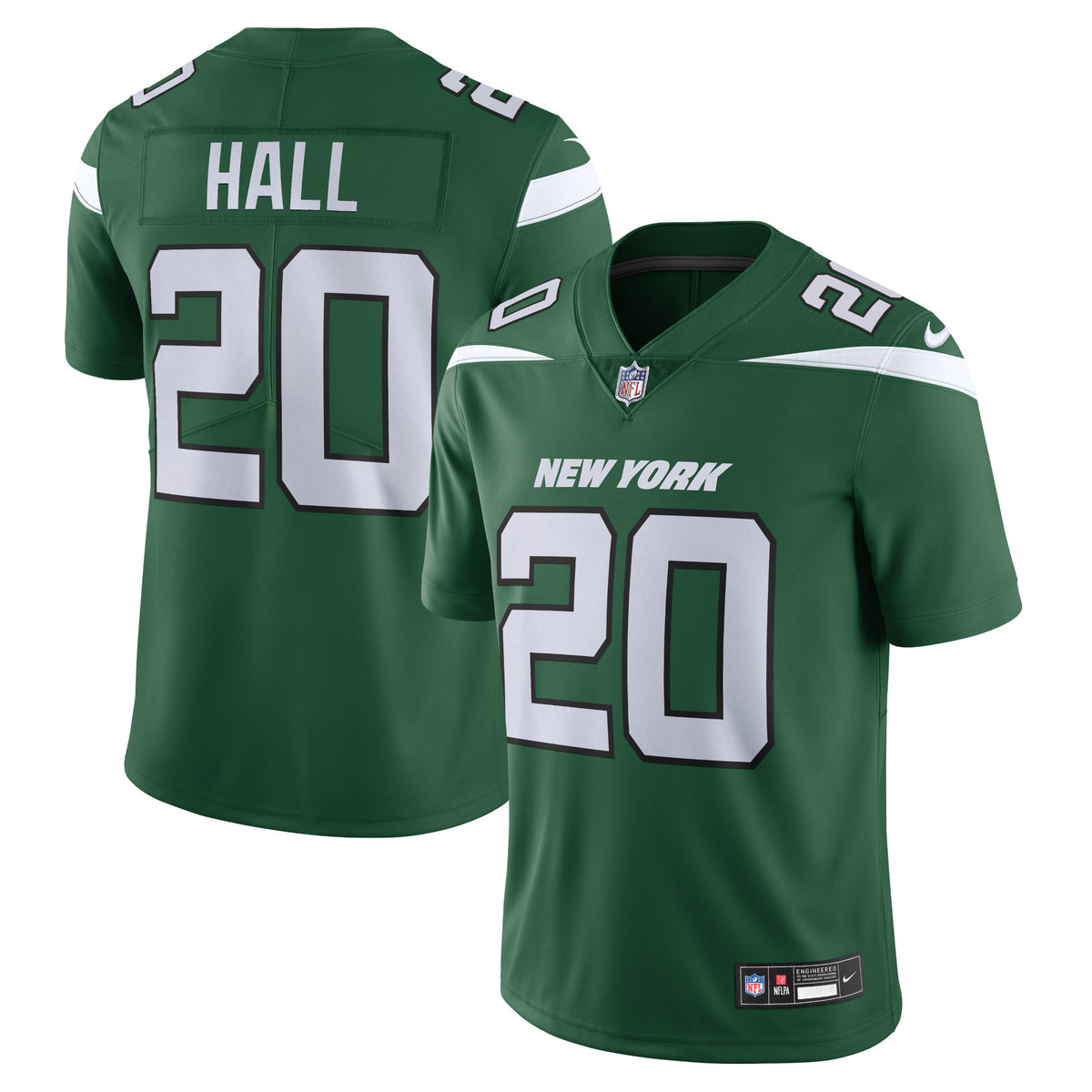 Breece Hall New York Jets green Vapor jersey