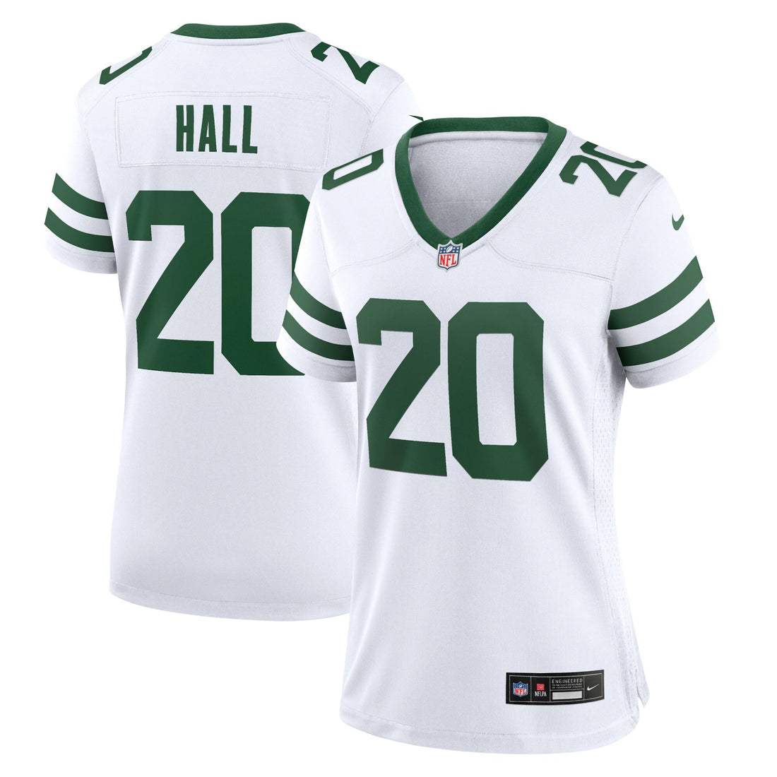 Breece Hall New York Jets white jersey