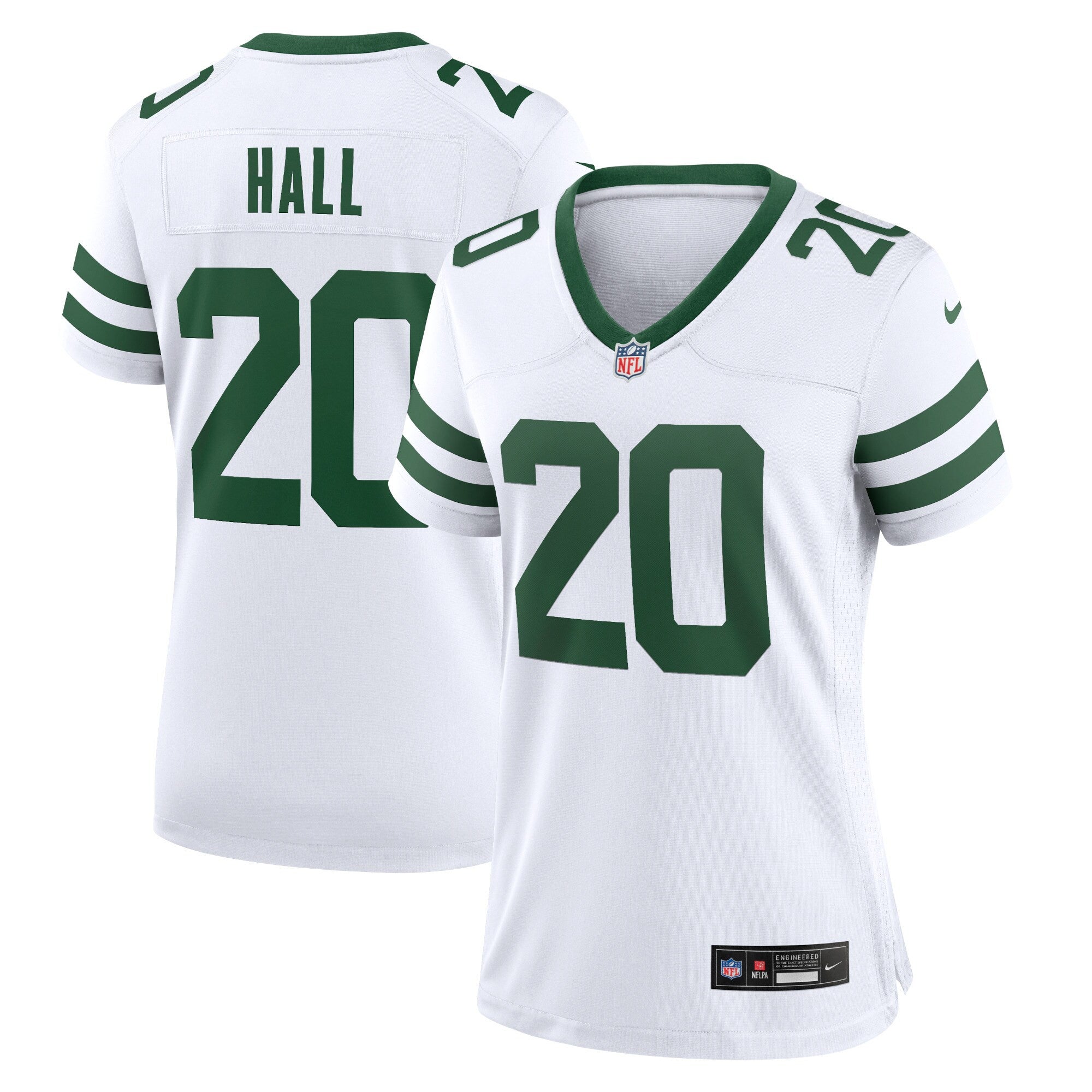 Breece Hall New York Jets white jersey