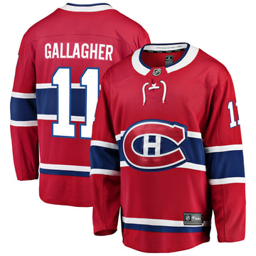 Brendan Gallagher Montreal Canadiens red jersey