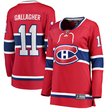 Brendan Gallagher Montreal Canadiens red Home jersey