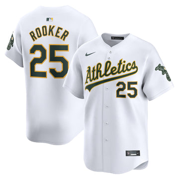 Brent Rooker Oakland Athletics white Limited jersey
