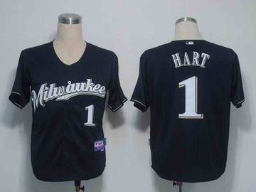 Hart Milwaukee Brewers blue jersey
