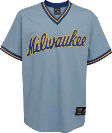 Sheffield Milwaukee Brewers blue jersey