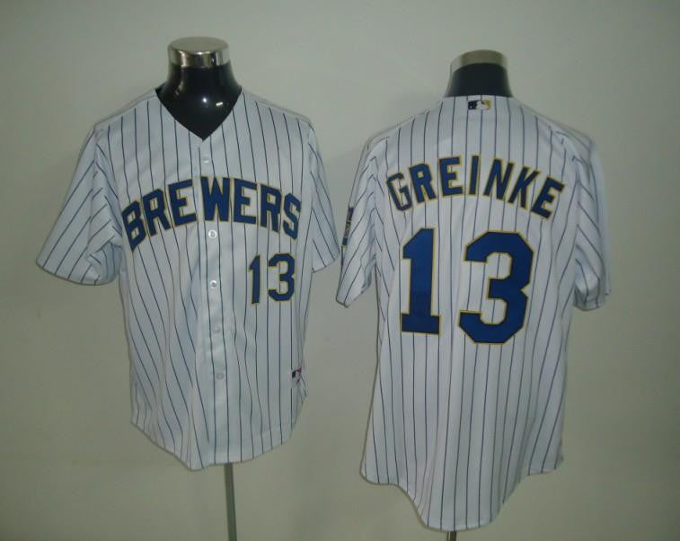 Greirne Milwaukee Brewers white jersey